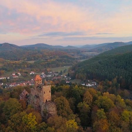 Ferienwohnung Am Waldrand Lemberg Bagian luar foto