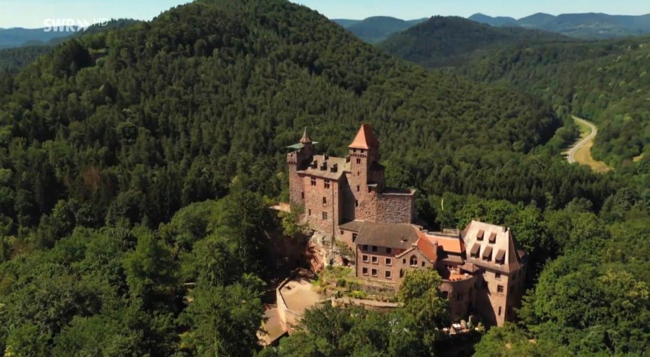 Ferienwohnung Am Waldrand Lemberg Bagian luar foto